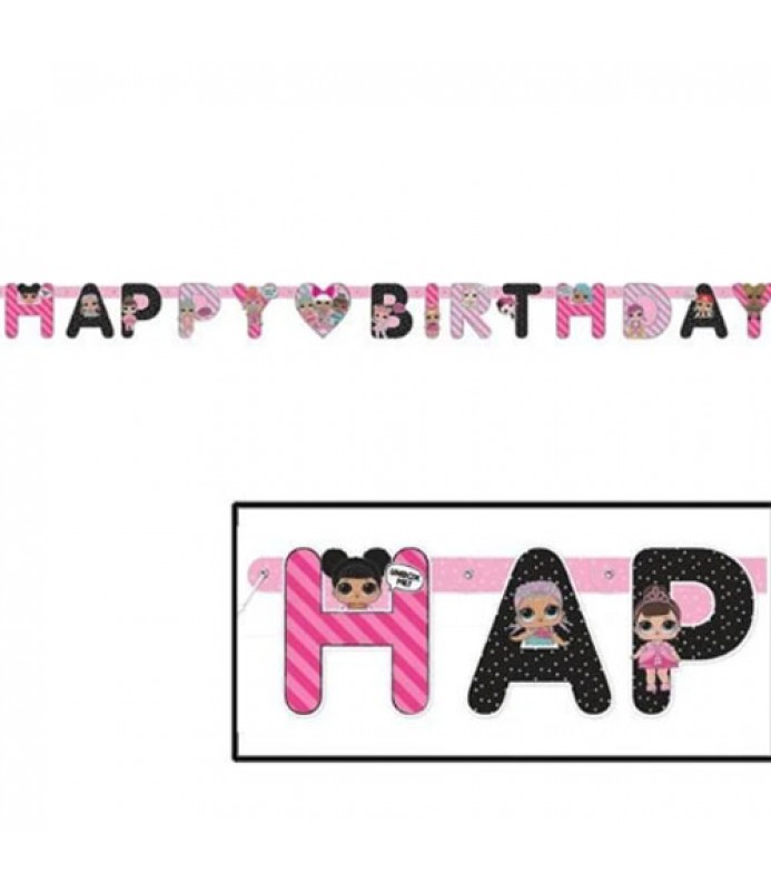 LOL Surprise! Happy Birthday Banner (1ct)